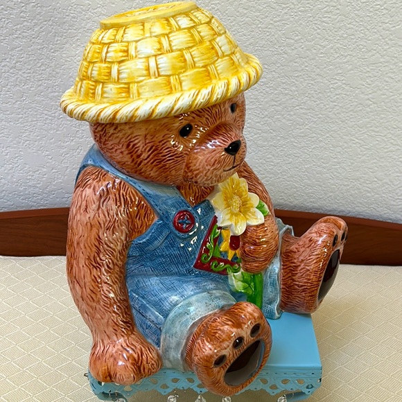 Teddy Bear Cookie Jar by Everyday Gibson - Picture 3 of 7